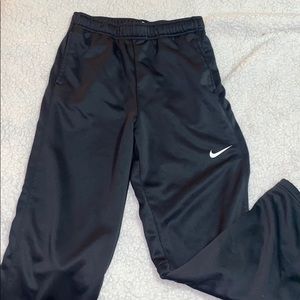 Gray/black Nike sweat pants